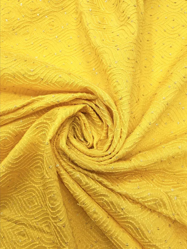 Yellow_Chanderi_Silk_Fabrics_For_Women