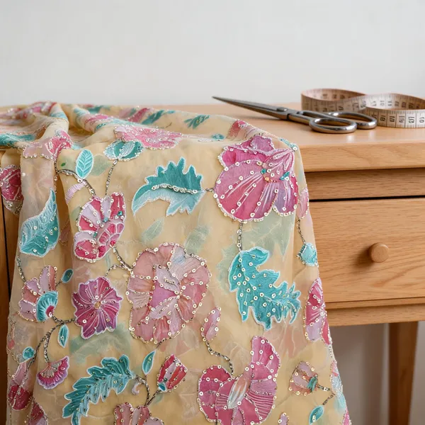 Light_Yellow_Georgette_Fabrics_For_Women