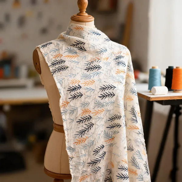 Off_White_Multi_Slub_Silk_Fabrics_For_Women