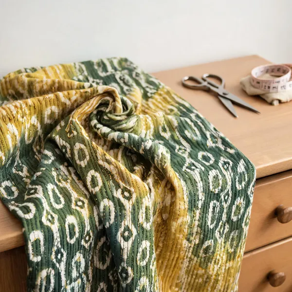 Olive_Green_And_Mustard_Cotton_Fabrics_For_Women