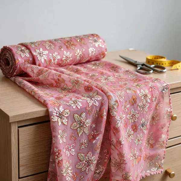 Pink_Georgette_Fabrics_For_Women