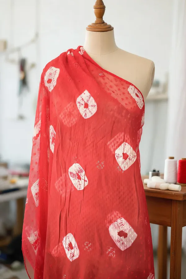 Hot_Pink_Chiffon_Fabrics_For_Women