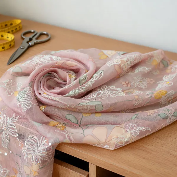 Blush_Pink_Organza_Fabrics_For_Women
