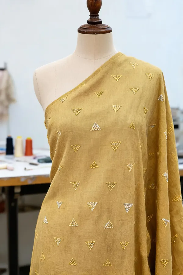 Mustard_Yellow_Cotton_Linen_Fabrics_For_Women