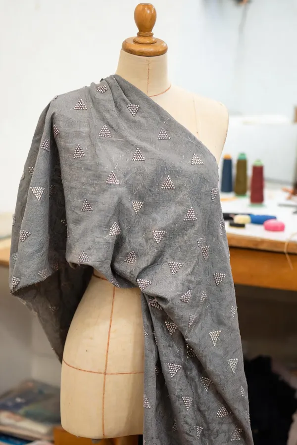 Chocolate_Brown_Cotton_Linen_Fabrics_For_Women