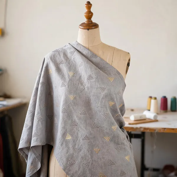 Grey_Cotton_Linen_Fabrics_For_Women