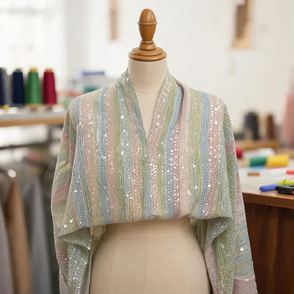 Sage_Green_And_Champagne_Gold_Viscose_Fabrics_For_Women