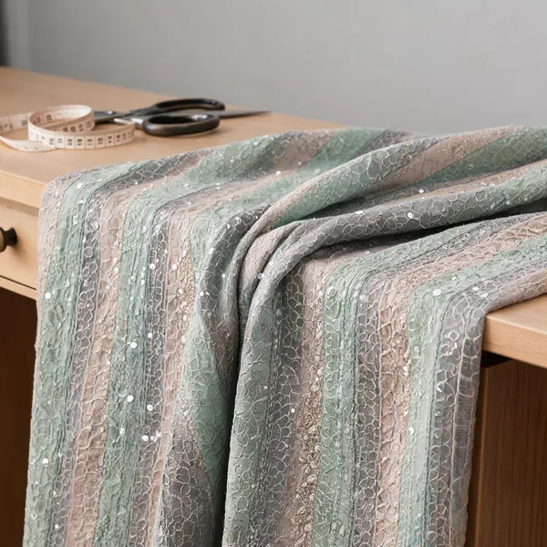 Pastel_Mint_And_Muted_Grey-Beige_Viscose_Fabrics_For_Women