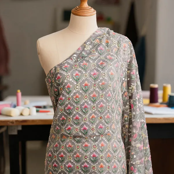 Mauve_And_Dusty_Sage_Green_Viscose_Georgette_Fabrics_For_Women