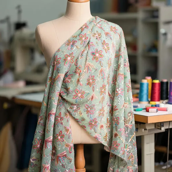 Mint_Green_Georgette_Fabrics_For_Women