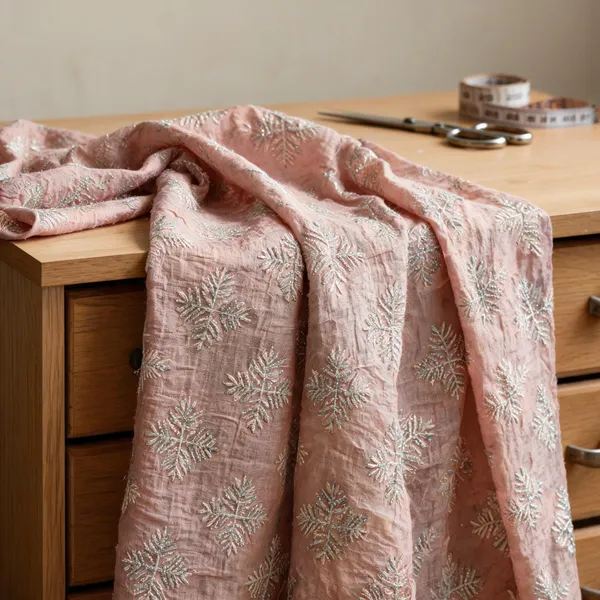 Pink_Slub_Silk_Fabrics_For_Women