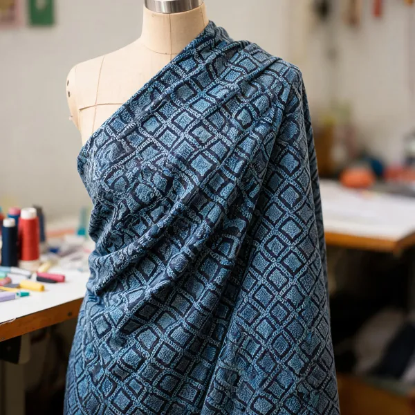 Deep_Blue_Cotton_Fabrics_For_Women