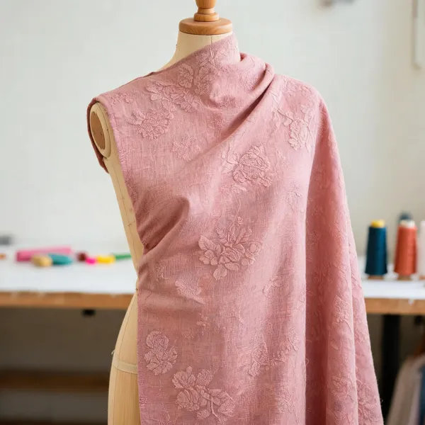 Pink_Pure_Linen_Fabrics_For_Women