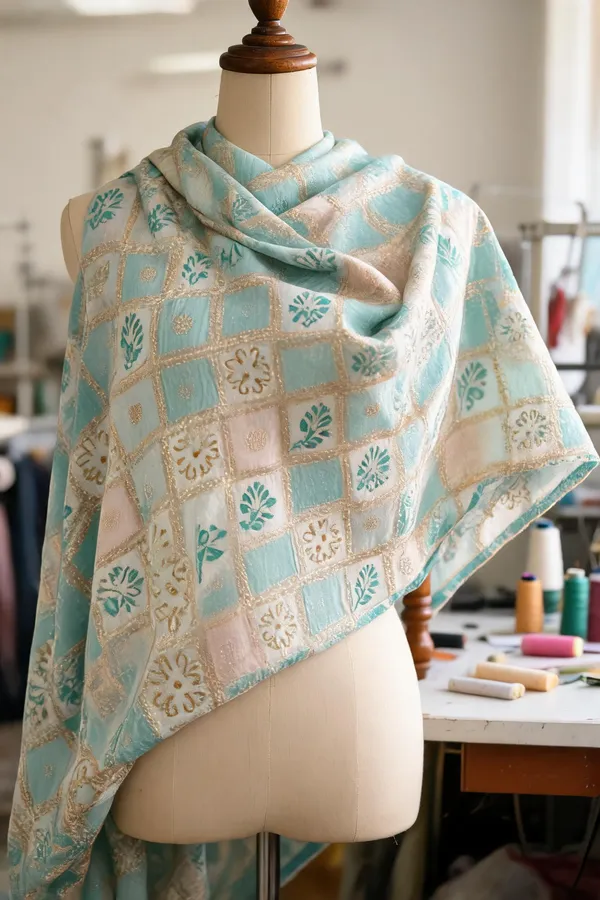 Aqua_Blue_Viscose_Fabrics_For_Women