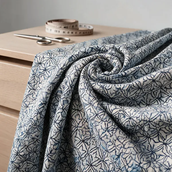 Ice_Blue_And_Black_Cotton_Fabrics_For_Women