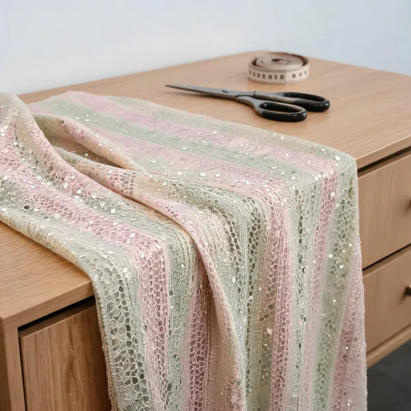Baby_Pink_And_Off_White_Viscose_Fabrics_For_Women