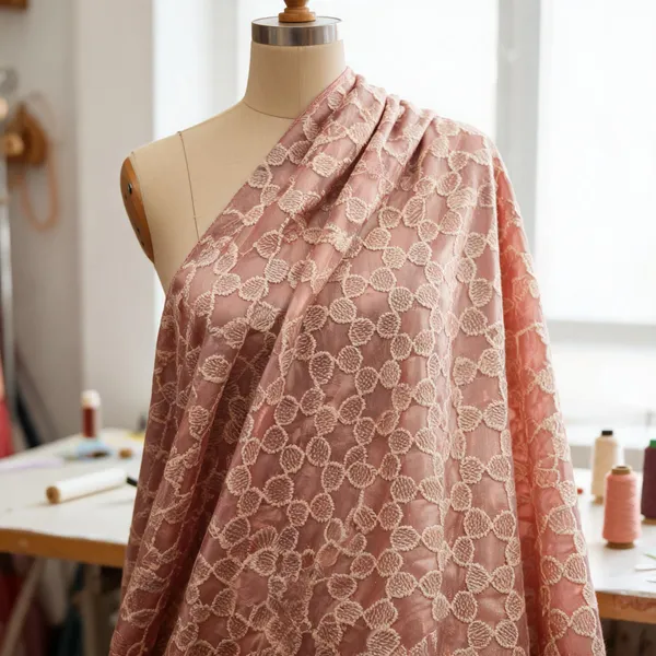 Dusty_Rose_Pink_Chanderi_Silk_Fabrics_For_Women