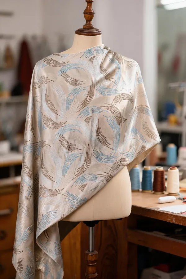 Cream_Dola_Silk_Fabrics_For_Women