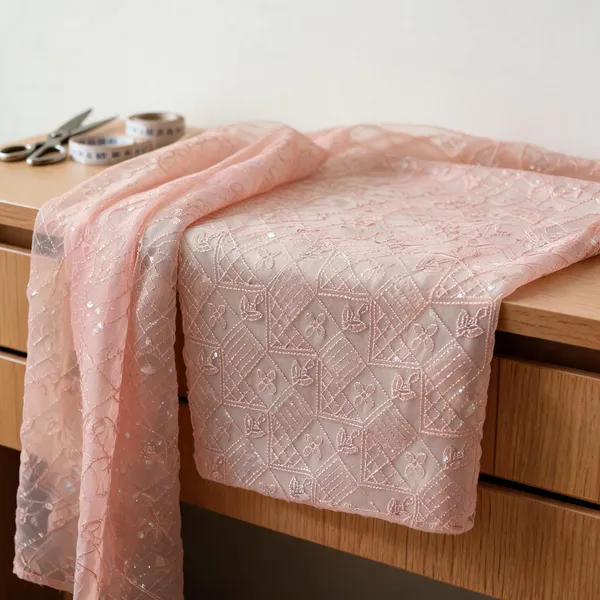 Dusty_Pink_Organza_Fabrics_For_Women
