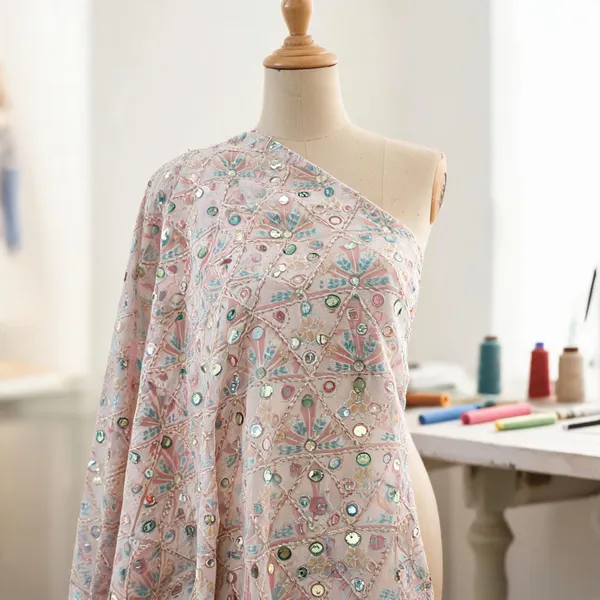 Light_Blush_Pink_Georgette_Fabrics_For_Women