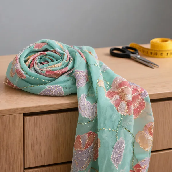 Mint_Green_Georgette_Fabrics_For_Women