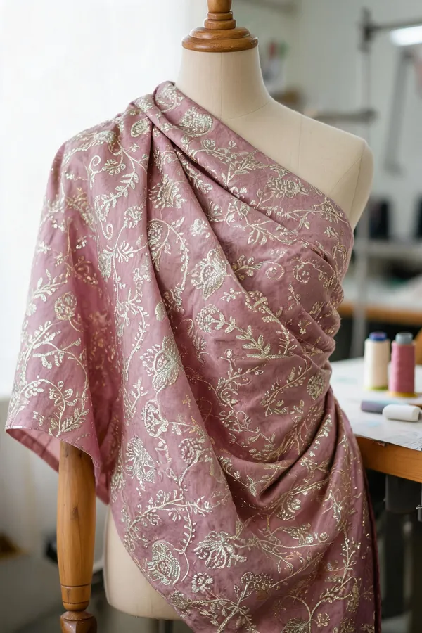 Blush_Pink_Banarasi_Brocade_Fabrics_For_Women