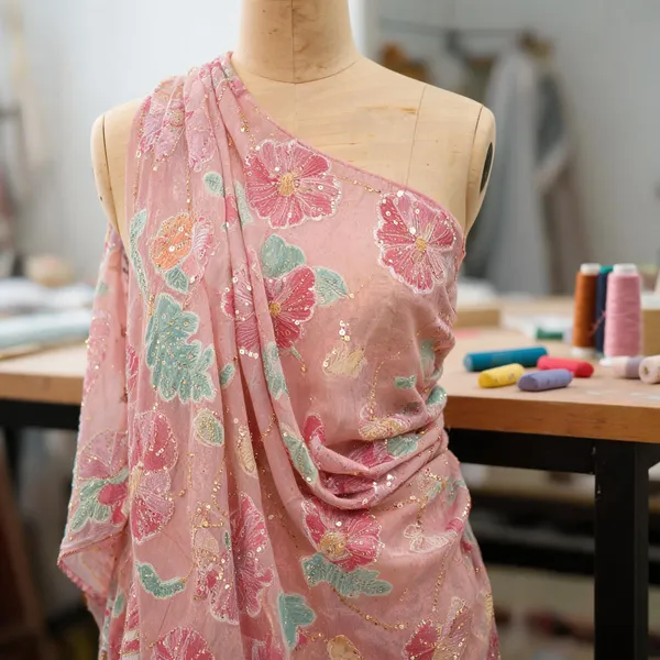 Blush_Pink_Georgette_Fabrics_For_Women