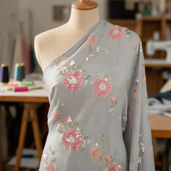 Grey_Crepe_Silk_Fabrics_For_Women