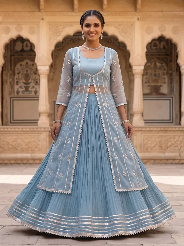 The_Chandni_Sheer_Silver_Gota_Lehenga_Set