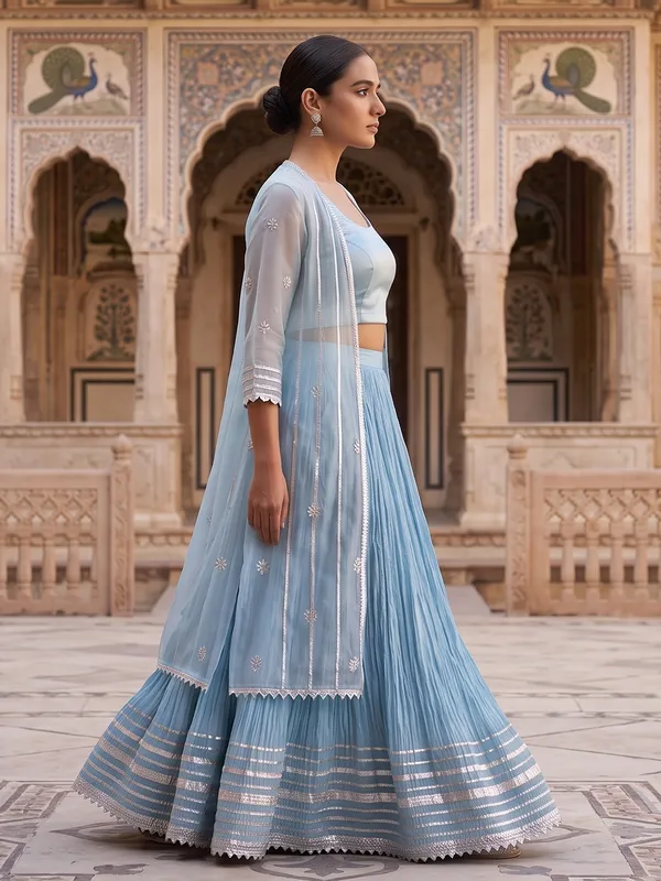 The_Chandni_Sheer_Silver_Gota_Lehenga_Set