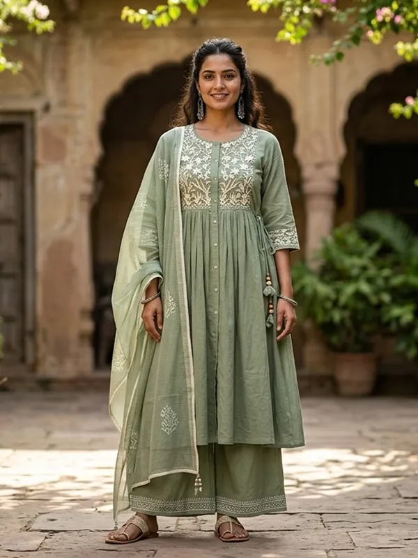 The_Willow_Jasmine_Empire_Cut_Flounce_Kurta_Set