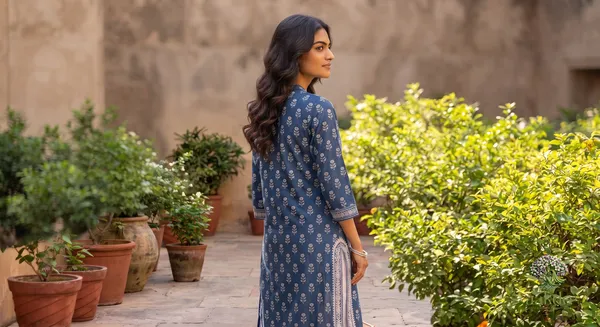 The_Indigo_Bloom_Hand_Block_Printed_Kurta_Set