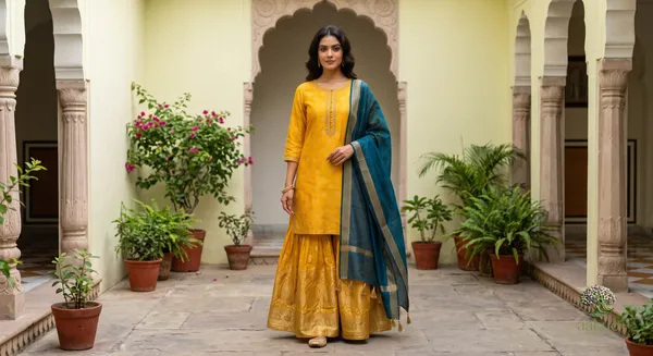 The_Marigold_Chanderi_Sharara_Set