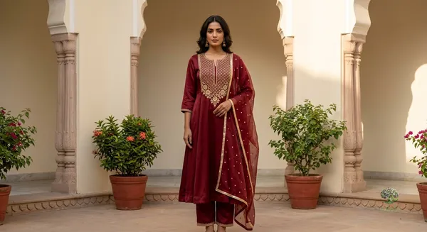 The_Amer_Solid_Satin_Anarkali_Suit