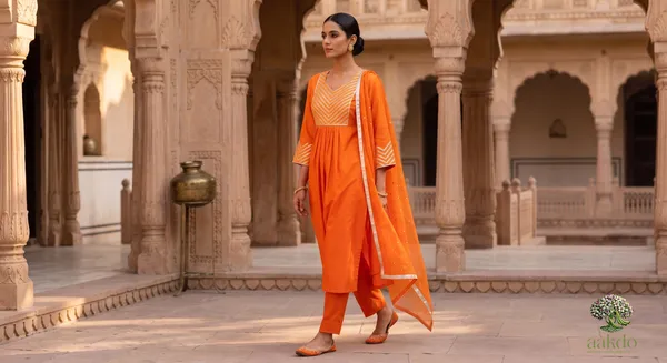 The_Narangi_Gathered_Yoke_Kurta_Set