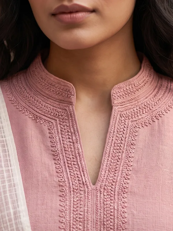 The_Dusty_Rose_Khadi_A_Line_Suit_Set