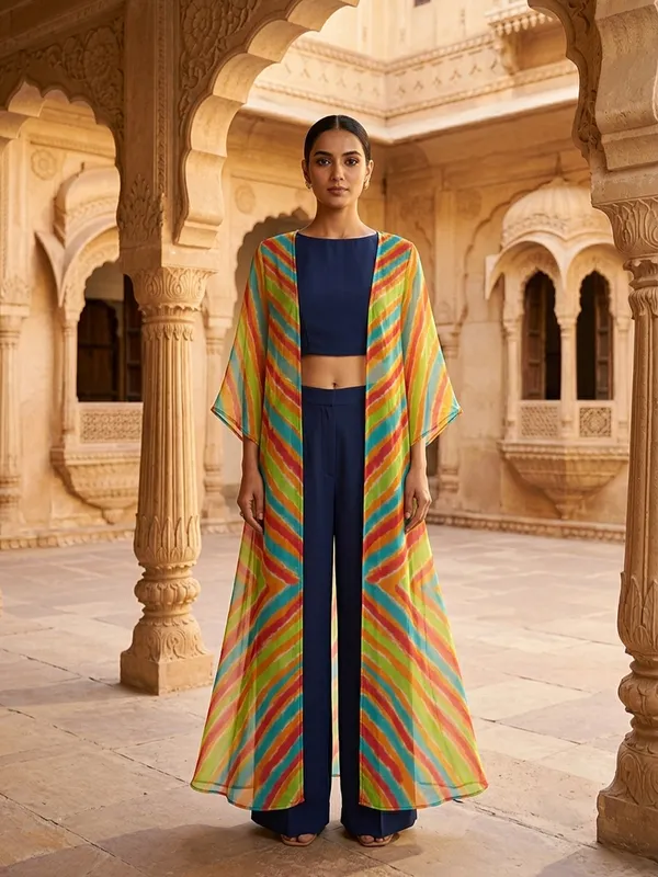The_Lehariya_Cape_Co_Ord_Set