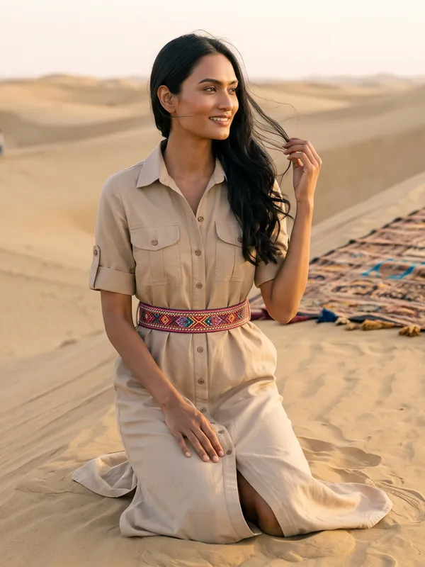 The_Desert_Sand_Shirt_Dress