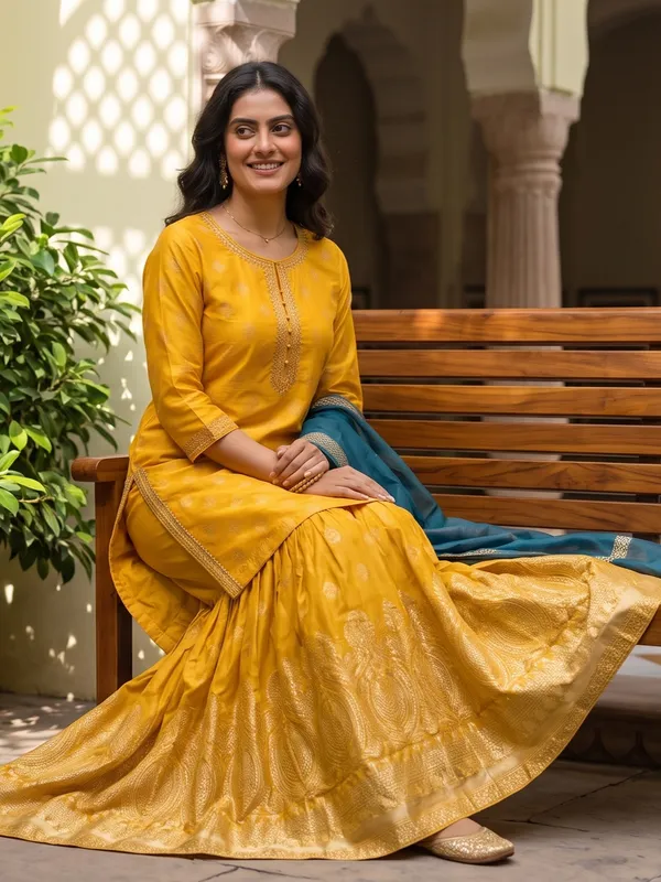 The_Marigold_Chanderi_Sharara_Set