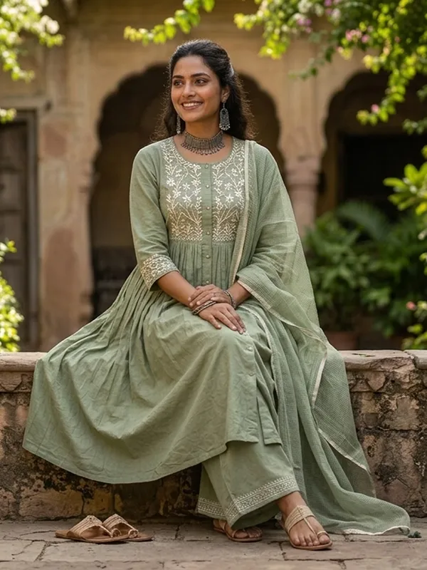 The_Willow_Jasmine_Empire_Cut_Flounce_Kurta_Set