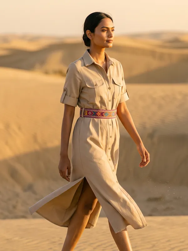 The_Desert_Sand_Shirt_Dress