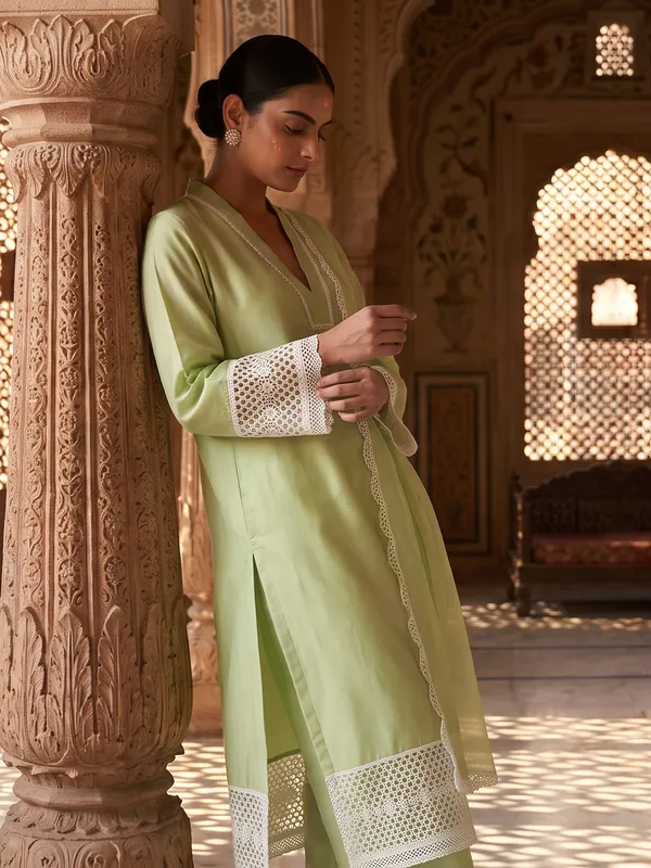 The_Pista_Cutwork_Straight_Kurta_Set