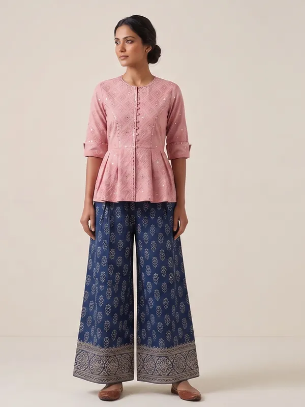 The_Jaipuri_Rose_Geometric_Peplum_Farshi_Set