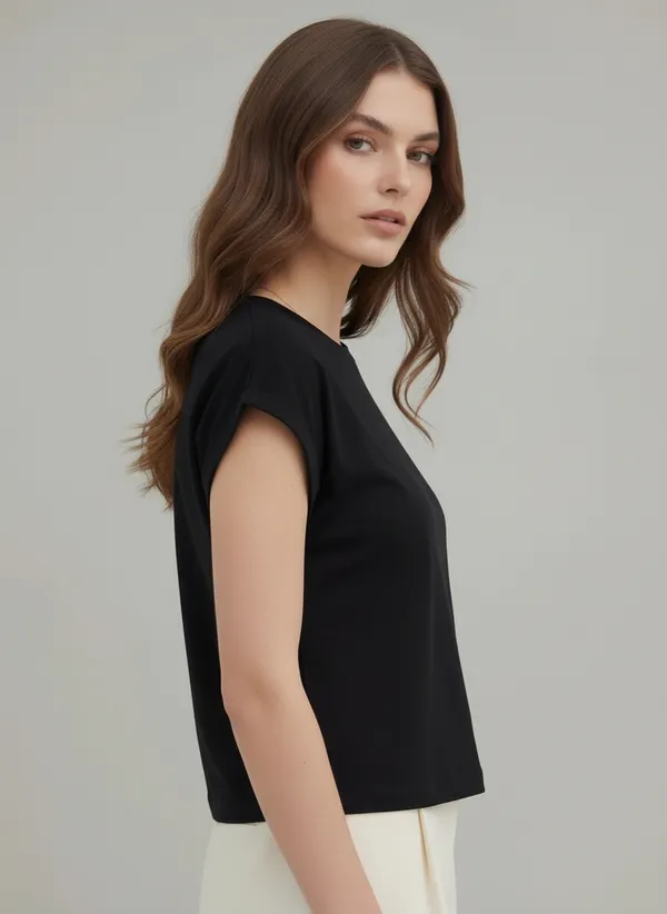 Women_Extended_Sleeve_Cotton_T-Shirt