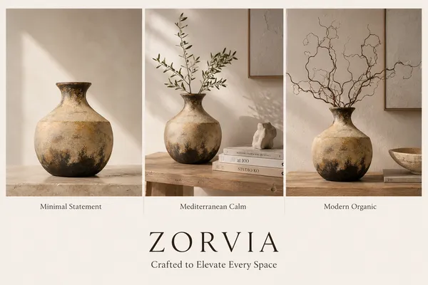 Hand-Painted_Terracotta_Ceramic_Rustic_Textured_Decorative_Vase