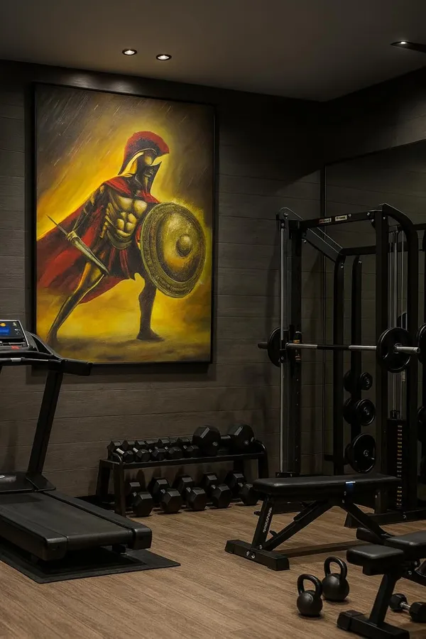 Zorvia_Spartan_Warrior_Hand-Painted_Acrylic_Canvas_Wall_Art