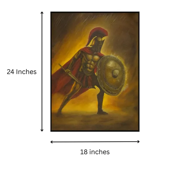 Zorvia_Spartan_Warrior_Hand-Painted_Acrylic_Canvas_Wall_Art