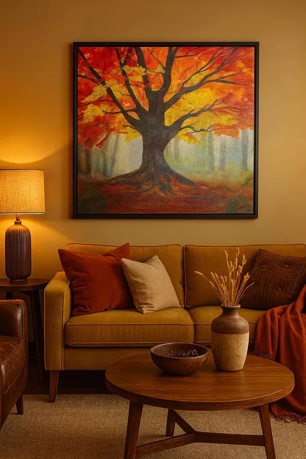 Autumn_Tree_Silhouette_Hand-Painted_Canvas_Wall_Painting