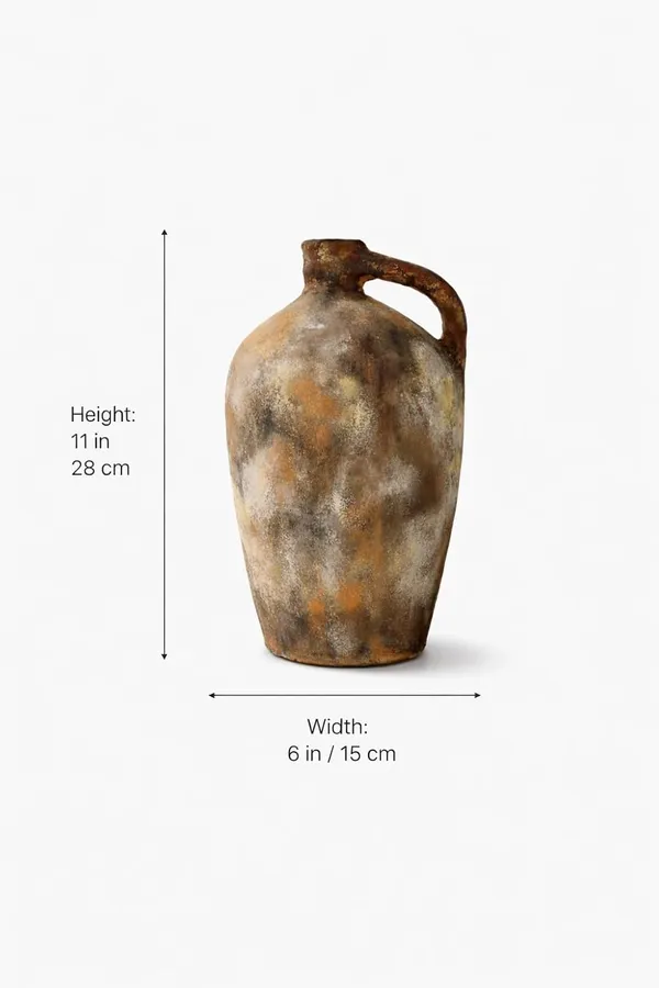 Hand-Painted_Terracotta_Rustic_Natural_Earth_Tone_Jug_Decorative_Vase_With_Handle