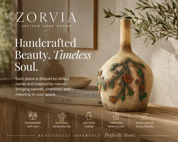 Hand-Painted_Terracotta_Bohemian_Floral_Vine_Antique_Decorative_Vase